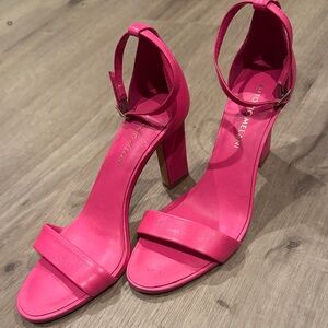 Antonio Melani Fuchsia Ankle Strap Heels